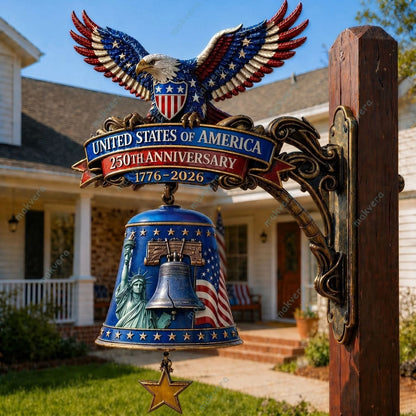 🏅USA 250th Anniversary Patriotic Wall Bell